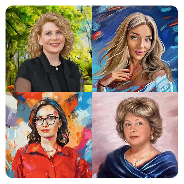 Женские портреты Женские портреты